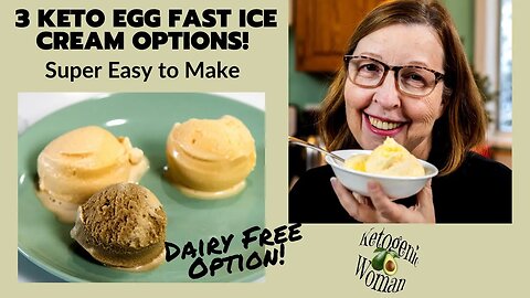 Keto Egg Fast Ice Cream Experiments! Butter Vanilla, Dairy Free and Frozen Butter Coffee!
