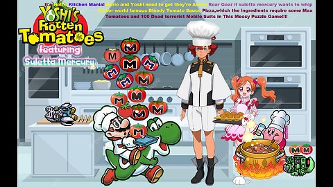 Yoshi's Rotten Tomatoes: Featuring Suletta Mercury (Yoshi's Cookie Parody)