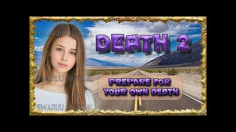 Préparez-vous à votre propre mort et à votre prochaine incarnation en vivant pleinement. 💀🤾‍♀️