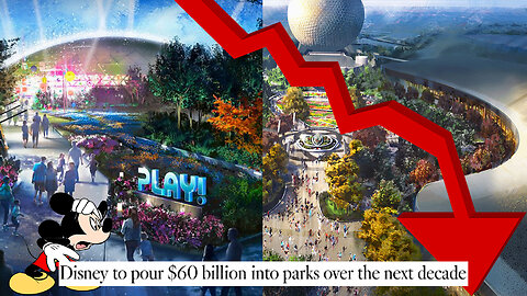 False Promises | Disney Stock DOWN After Announcing 10 Year, $60 BILLION Investment In Their Parks