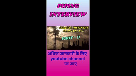 Piping Interview Questions And Answers