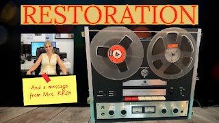 Restoring an old Reel-To-Reel Recorder and How To Clean Heads | RRG Episode 15