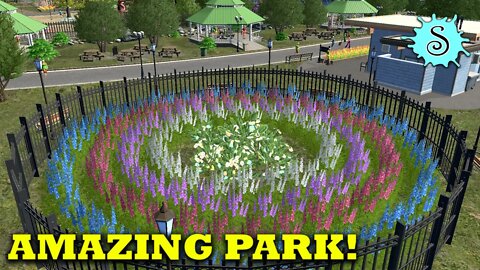 INCREDIBLE PARK DESIGN! - Cities Skylines #shorts