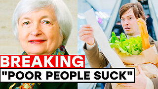 Yellen says GROCERY store PRICES are CHEAP and inflation is NOT REAL!