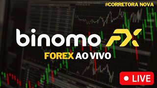 Nova Corretora BINOMO FX - Operando Forex ao Vivo #live #forex #binomofx