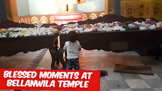Travel Sri Lanka Blessed Moments at Bellanwila Temple