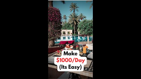 💵Make 1000/Day (Its Easy)