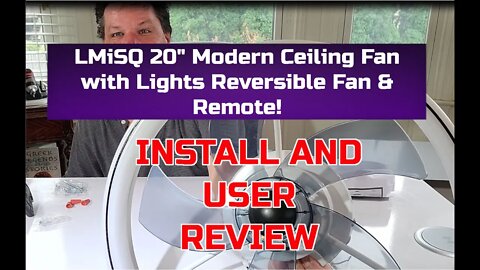 LOVE This LMiSQ Modern Smart Ceiling Fan With Remote