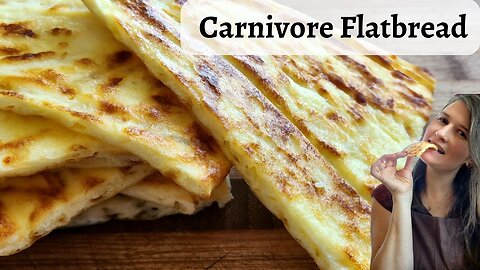 Carnivore AND Keto Flatbread - Make it with only 3 INGREDIENTS!