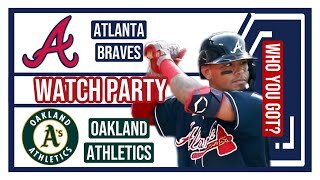 Atlanta Braves vs Oakland Athletics GAME 2 Live Stream Watch Party: Join The Excitement