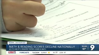 Math and reading scores decline