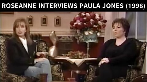 Bill Clinton Victim, Paula Jones Interviewed on The Roseanne Talk Show (1998)