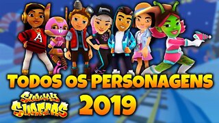 Todos os Personagens do Subway Surfers em 2019