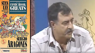 SERGIO ARAGONÉS | "The Comic Book Greats" hosted by Stan Lee | Ep.03 (1991)