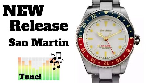 San Martin NEW Watch Release Nov 2020 - Vintage GMT SN005-G