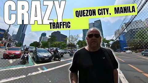 CRAZY TRAFFIC OF Quezon City, Metro Manila