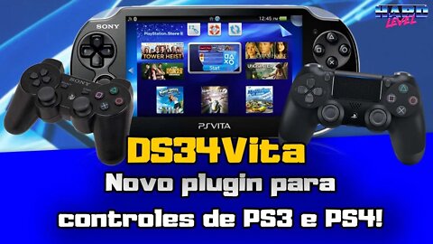 PS Vita - ds34vita, novo plugin para cotroles de PS3 e PS4! Use Dualshock 3 e 4 no Vita!