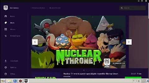 Free games from Epic Games Store Nuclear throne and Riuner
