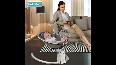 Hot Mom Electric Baby Rocking Chair With Bluetooth