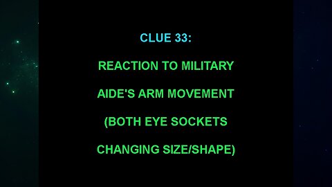Clue 33 (The "Alien Interview" Video Analysis 2013/2014/2015)