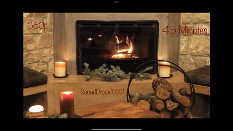 45 Minutes of Fire Place Ambience Video