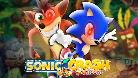 SONIC INVADIU o Crash Bandicoot | Sonic in CRASH #shorts