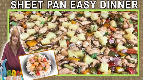 SHEET PAN DINNER IDEA | Easy Hawaiian BBQ Chicken Recipe