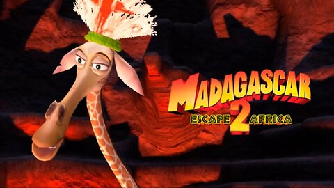 MADAGASCAR 2 (PS2) - Melman e Moto Moto dançando no vulcão! | Volcano Rave & Mini-Golf (PT-BR)