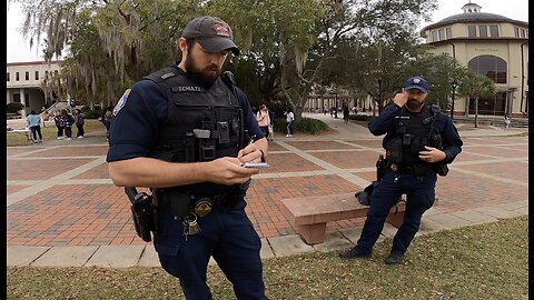 Valdosta State: Police & Admin Threaten to Trespass Me, Throw Me Off Campus, Violate My 1st Amendment Rights!