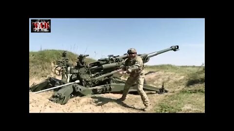 UKRAINE WAR : UKRANIAN ARMY STARTS USING M777 HOWITZER IN BATTLE