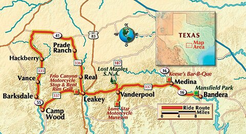 Texas Hill Country Motorcycle Trip October 2020