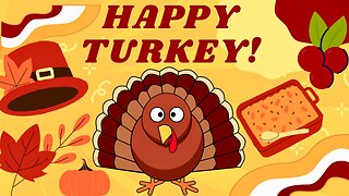 Happy Turkey Cartoon - Kids Funny Cartoon - Children Video - Animal Cartoon - Thanksgiving Cartoon
