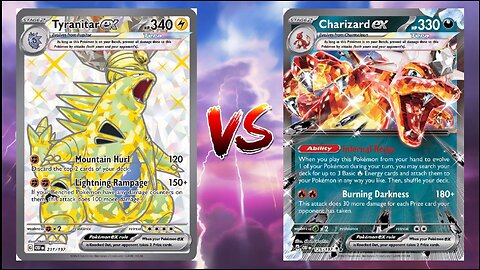 Pokemon TCG Live Tyranitar EX Slowbro VS Charizard EX Bibarel!!