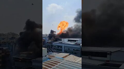 Video: Explosion, Fire In Bengaluru Building,