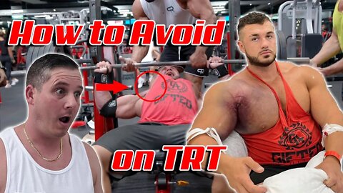 Ryan Crowley Pec Tear! | How to Avoid Muscle Injury on Testosterone Replacement Therapy / TRT