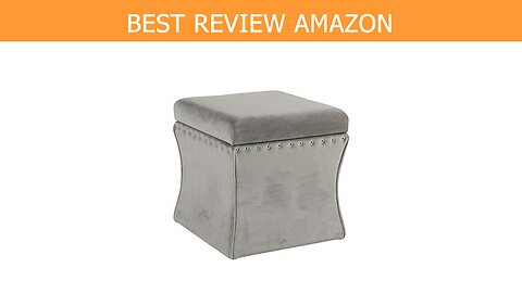 Spatial Order Storage Ottoman Nailheads Review