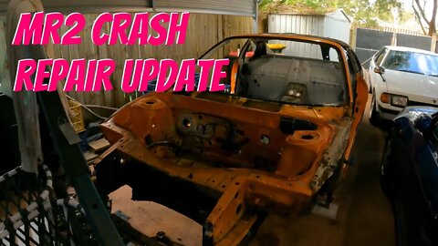 Time Attack MR2 crash repair update