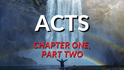 Who is the Holy Spirit? Acts Verse by Verse study, Chapter 1, Part 2
