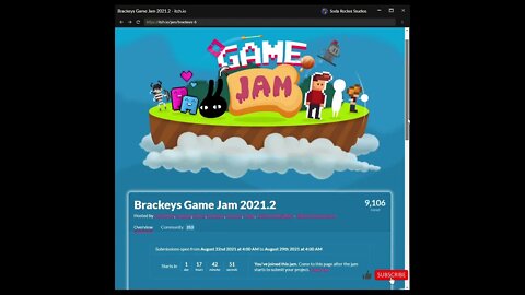 What will be the theme for Brackey's 2021.2 Game Jam?