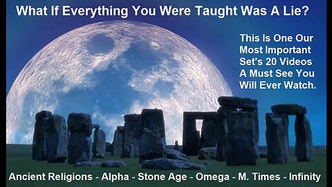 Ancient Religions From Alpha To Stone Age To Omega To Modern Times To Infinity