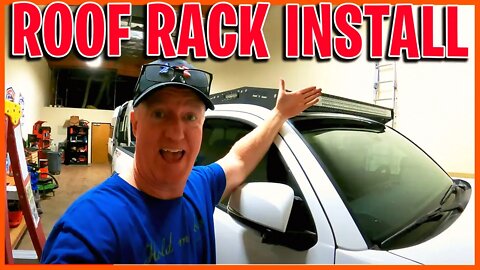 How to install a Roof Rack with lights on a 2022 Toyota Tacoma eps18 Super bright LED Light Bars.