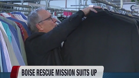 Clothesline Cleaners customers donate 600 suits to Boise Rescue Mission