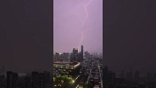 Wow Lightning And Thunder In Bangkok
