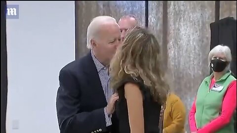 Creepy Joe Biden kisses granddaughter after voting in Delaware
