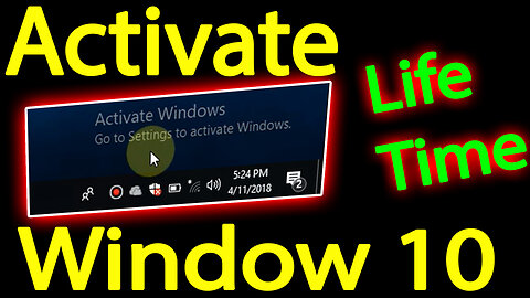 How to activate windows 10 for lifetime | activate windows 11 & 10 for lifetime