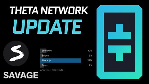 Update! Theta Community came in full force to win the Savage app twitter poll