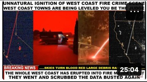 WEST COAST FIRES ARE NOT SO NATURAL HIDING LIVE FEED DATA