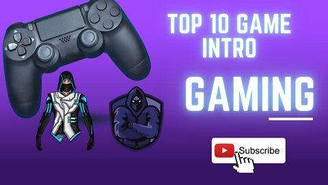 TRENDING 10 GAMING INTRO || Free template
