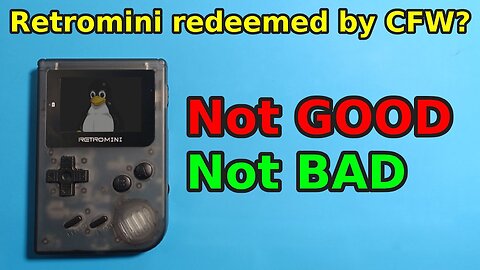 Retromini almost redeems itself with Custom FirmWare... sadly it falls short