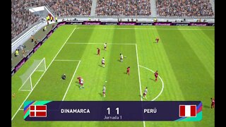 PES 2021: DINAMARCA vs PERU | Entretenimiento Digital 3.0